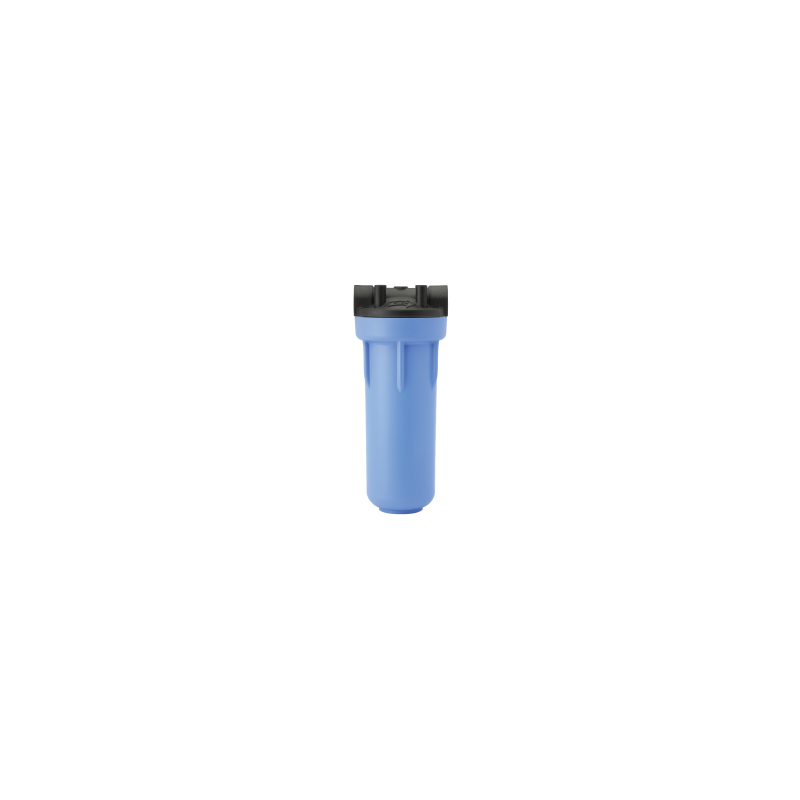 Portafiltro 10" E/S 3/4" S/PR Negro/Azul - 150546