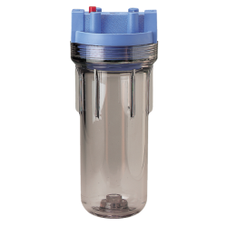 Portafiltro 10" E/S 3/4" C/PR Negro/Claro - 150435