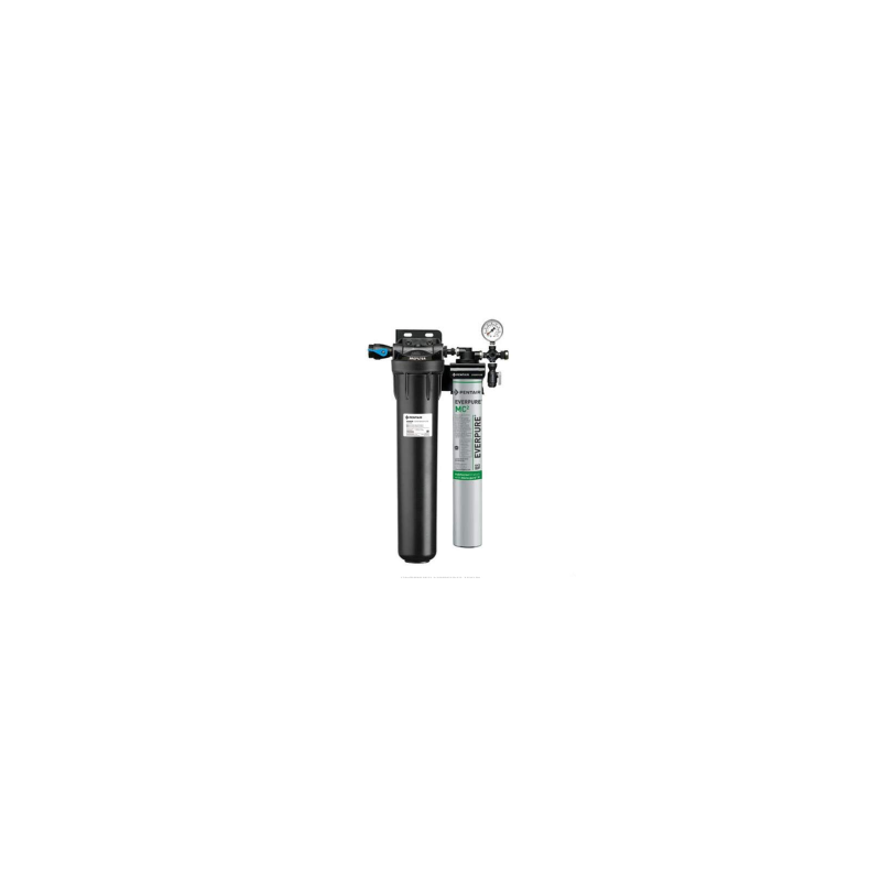 Sistema de filtración de agua Everpure Coldrink Single 1-MC2 con prefiltro: 0.5 micras y 1.67 GPM -  EV9328-01