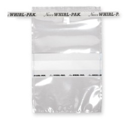 Bolsa Whirl-Pak con Tira de Escritura de 24 oz. (710 ml) - Cinta Blanca - B01297(WT)WA