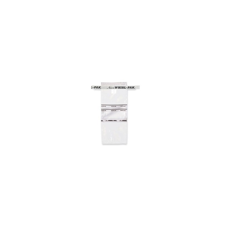 Bolsa Whirl-Pak con Tira de Escritura de 4 oz. (118 ml) - Cinta Blanca - B01062(WT)WA